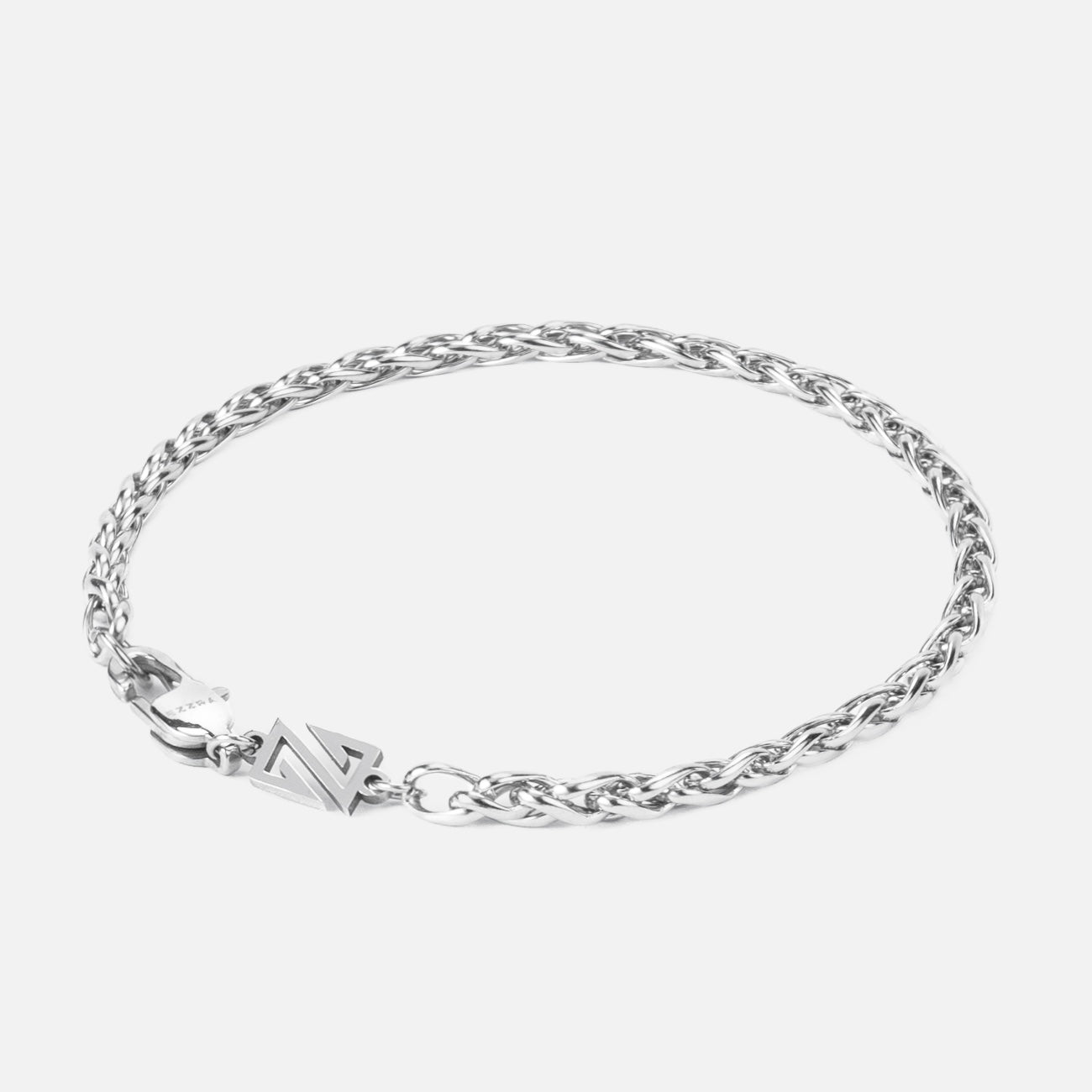 Wheat bracelet (3mm) (Silver)