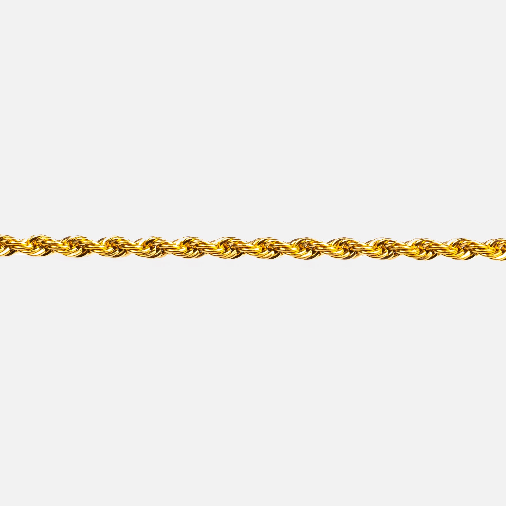Rope karkötő (3mm) - Arany