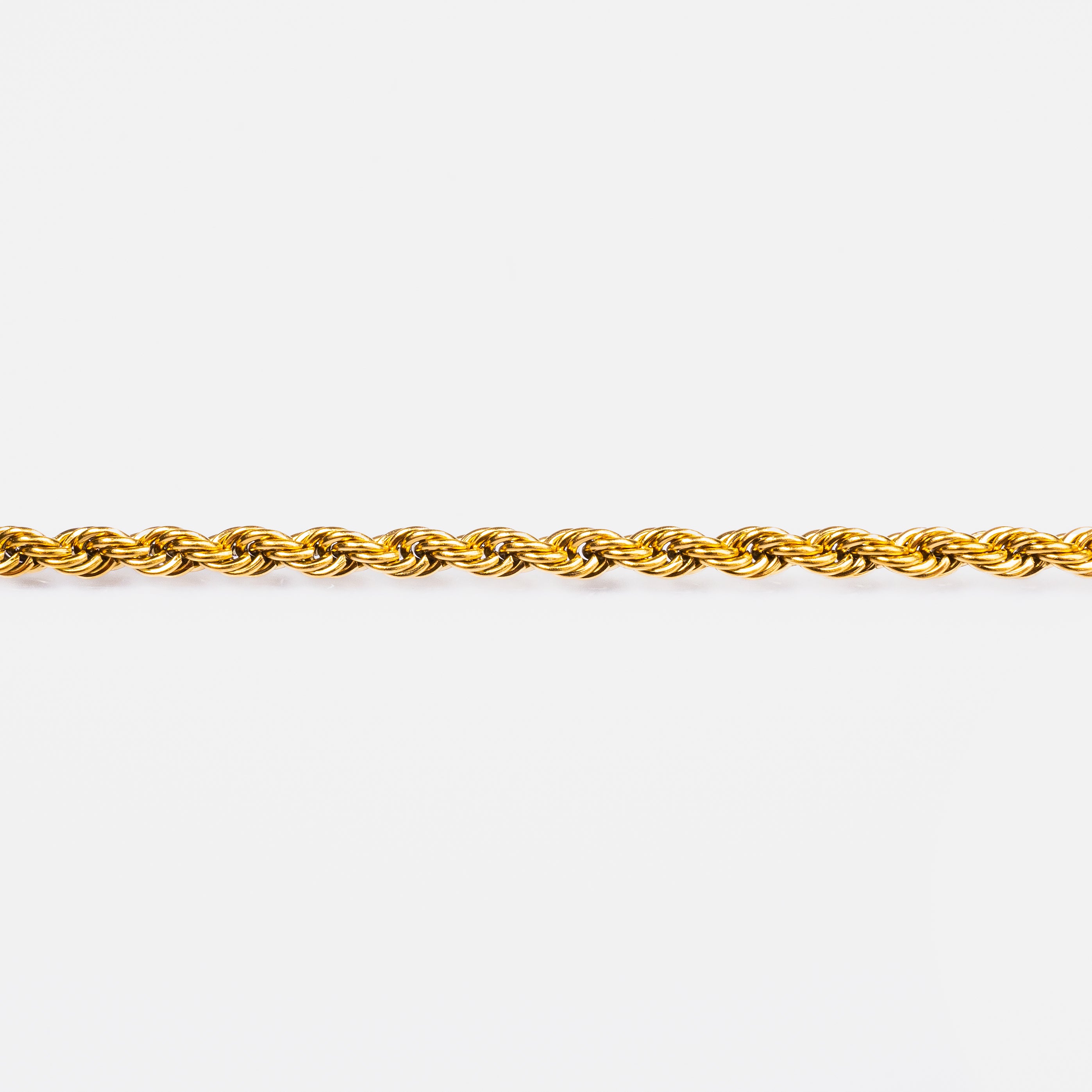 Rope bracelet (5mm) (Gold)